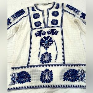 Zara embroidered dress size XL